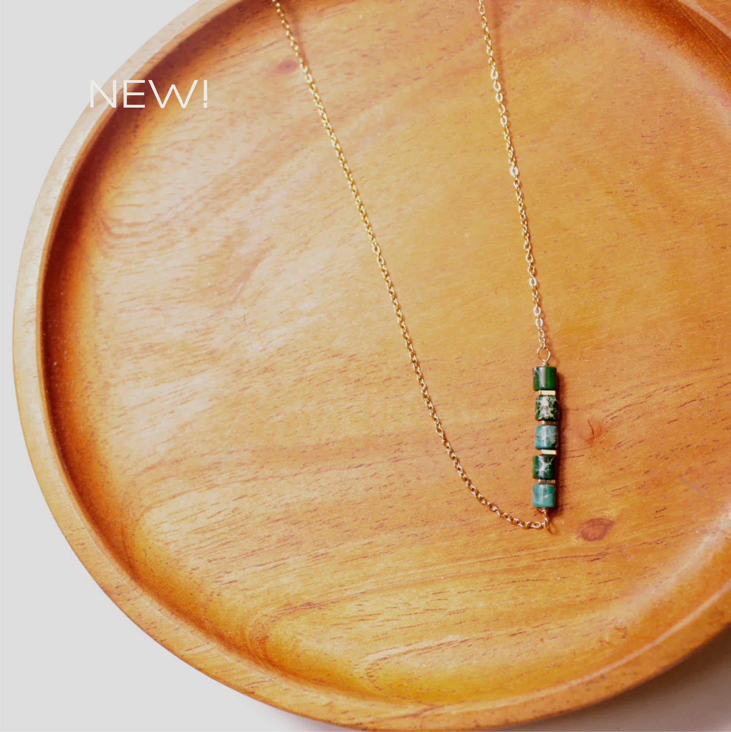 Malachite Bar Necklace