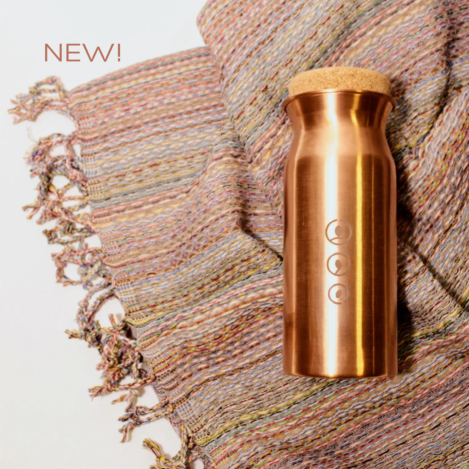 Copper Tabletop Bottle