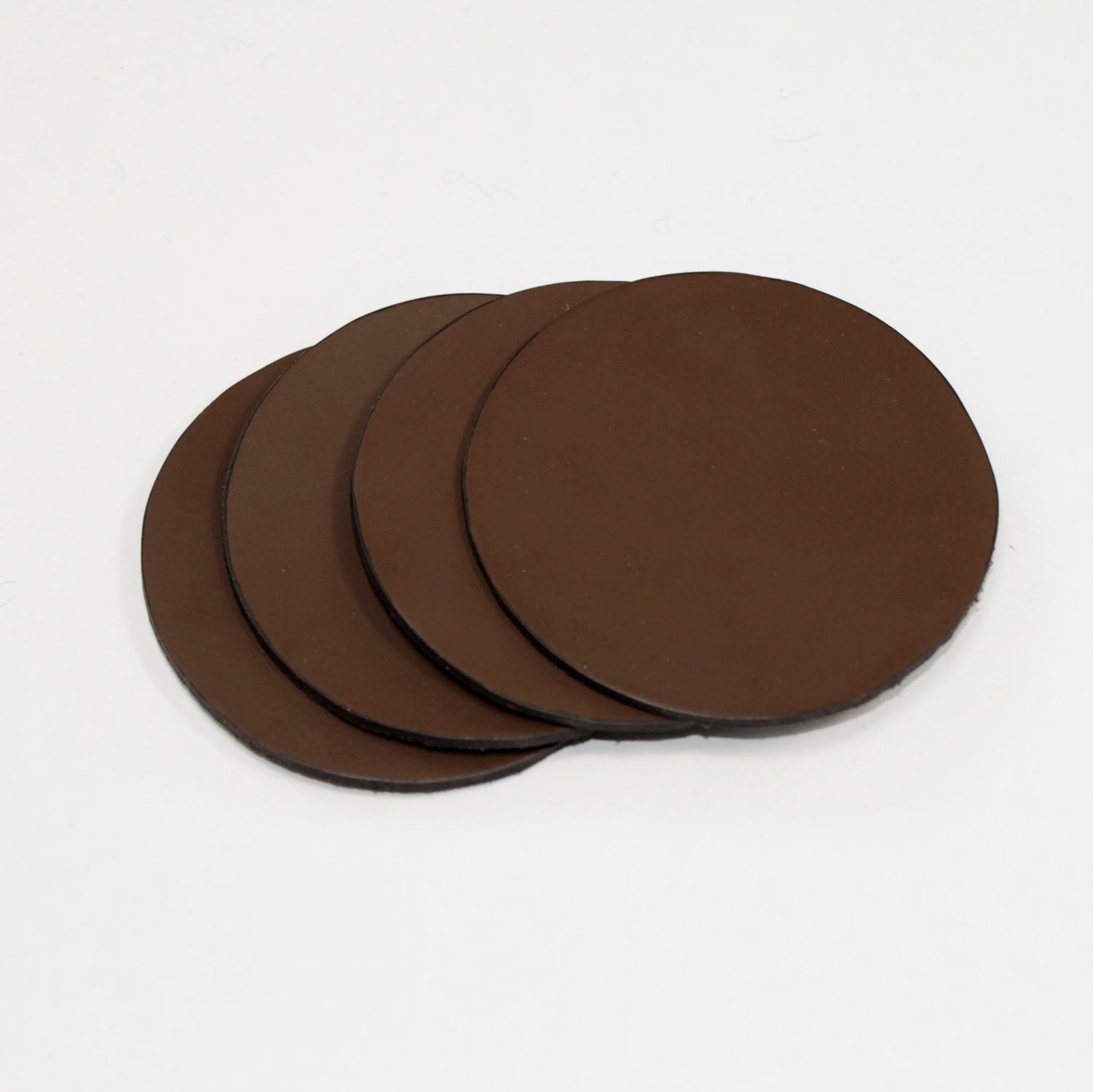 Leather Coasters set of Four