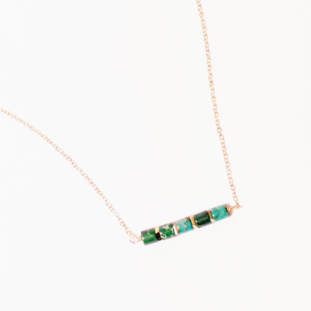 Malachite Bar Necklace