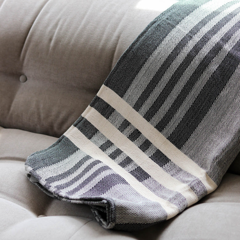 Grey 2024 woven blanket